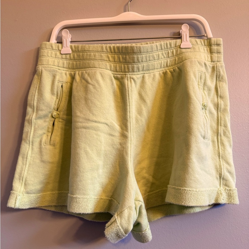 Aerie athletic shorts, large, vguc, light green